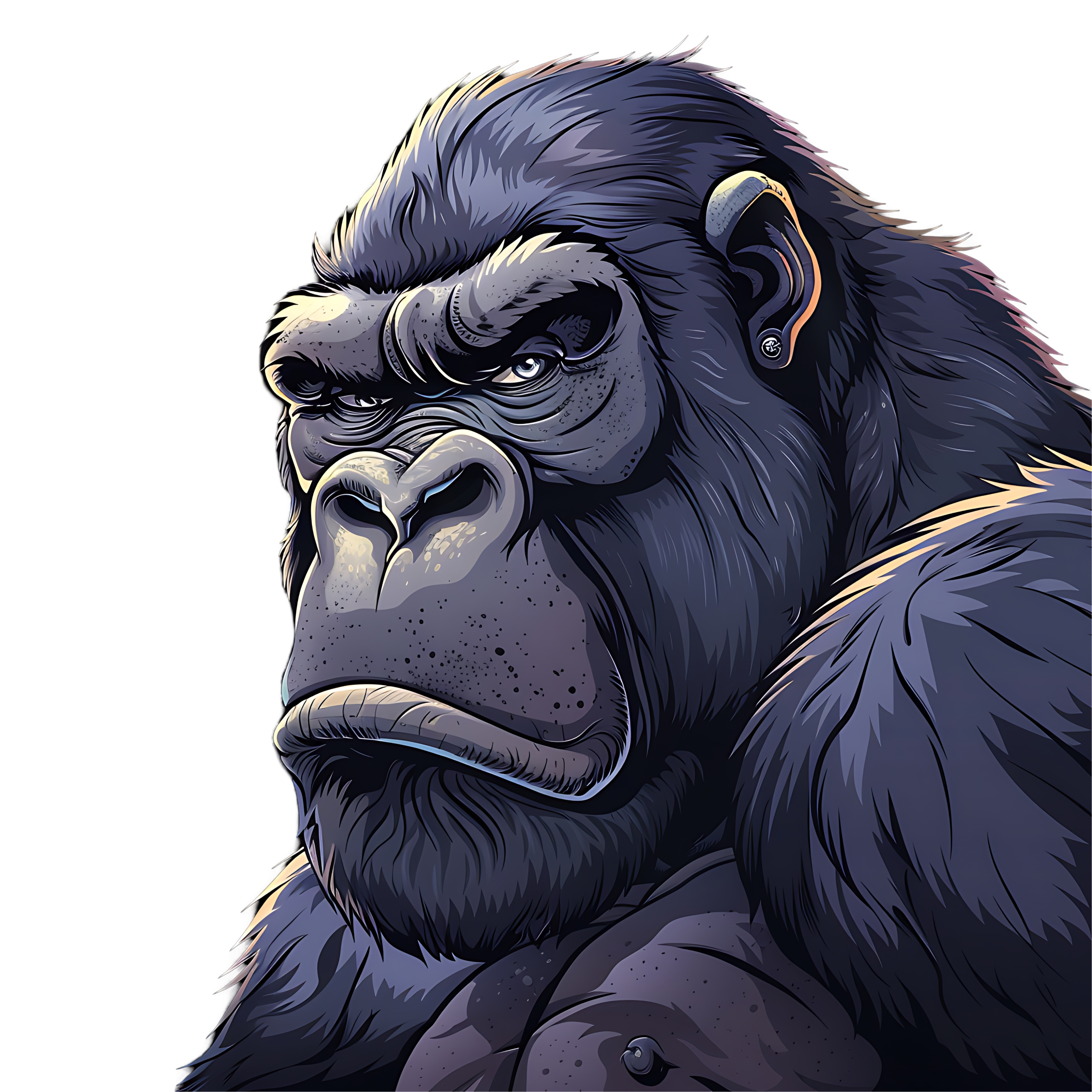 Gorilla PNG Free Download Transparent Background Image