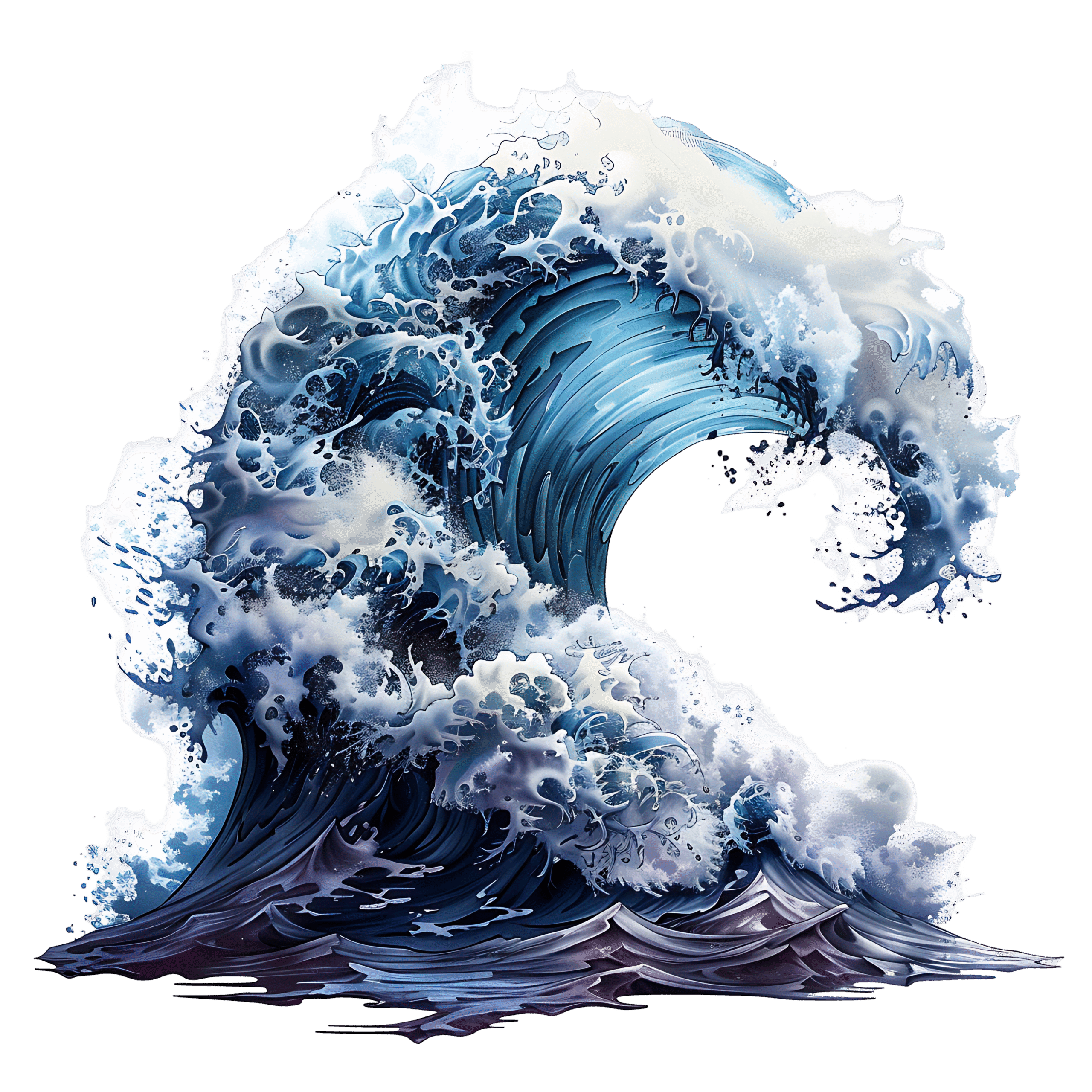 Tsunami Wave PNG Free Download Transparent Background