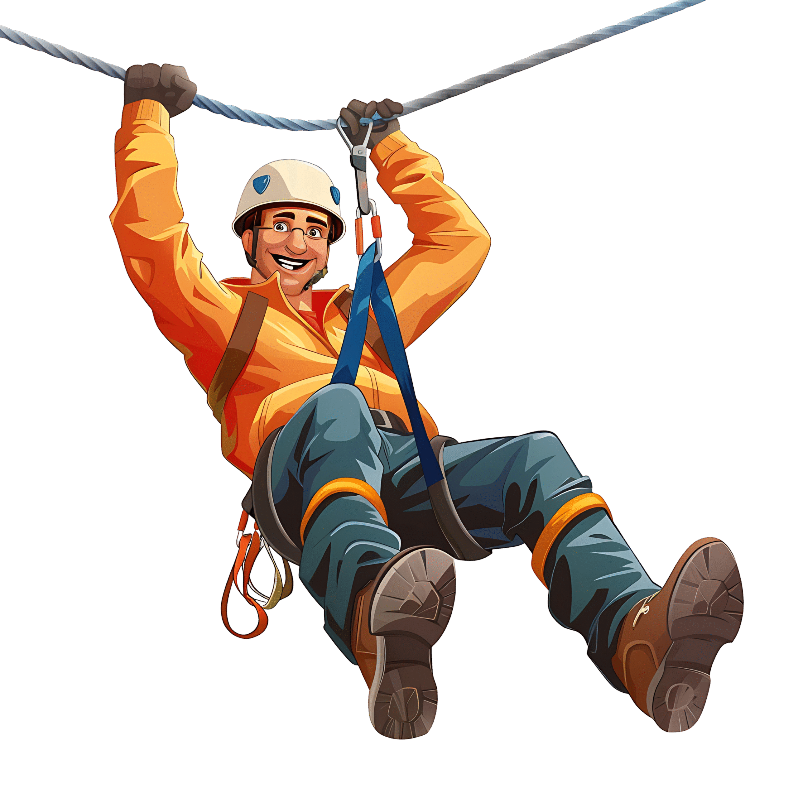 Zipliner PNG Clipart High-Quality Transparent Image
