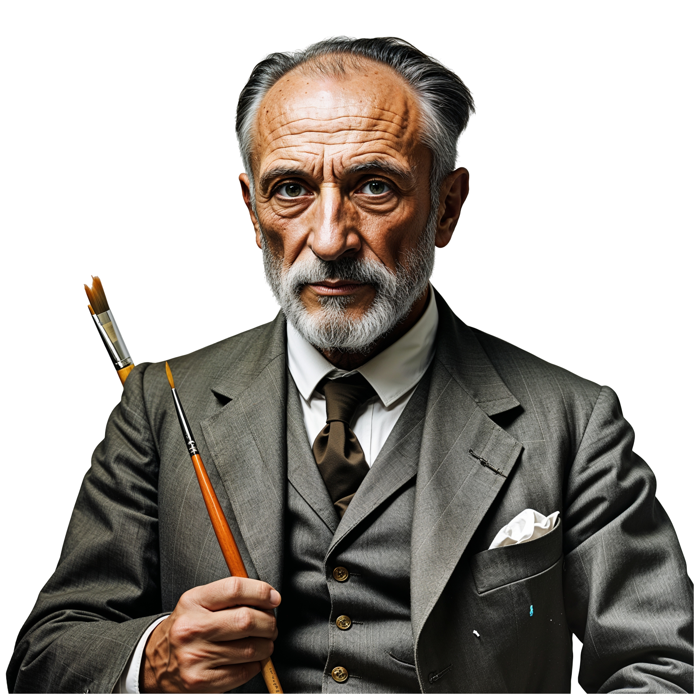 Pablo Picasso PNG Portrait High-Quality Download