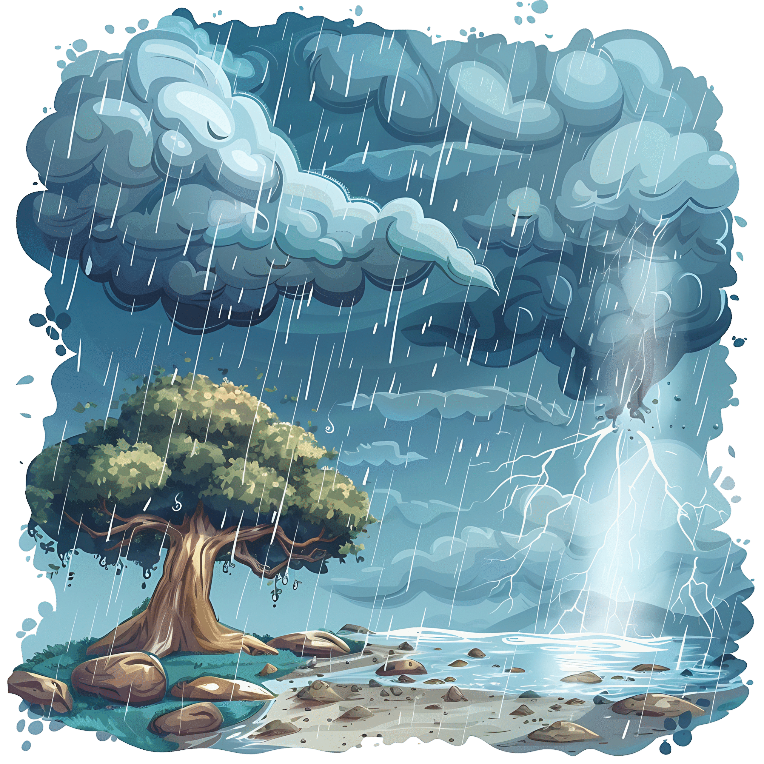 Hail Storm PNG Free Download Transparent Background