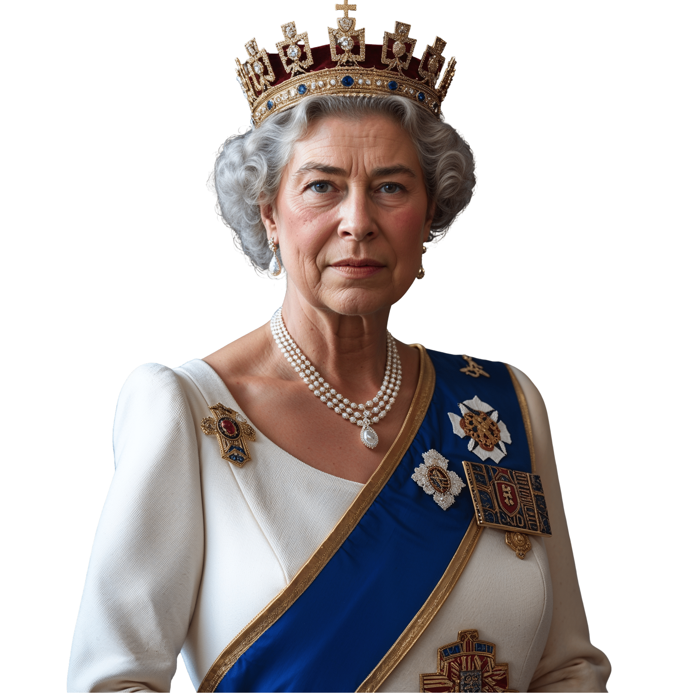 Queen Elizabeth Royal PNG No Background Portrait Clipart
