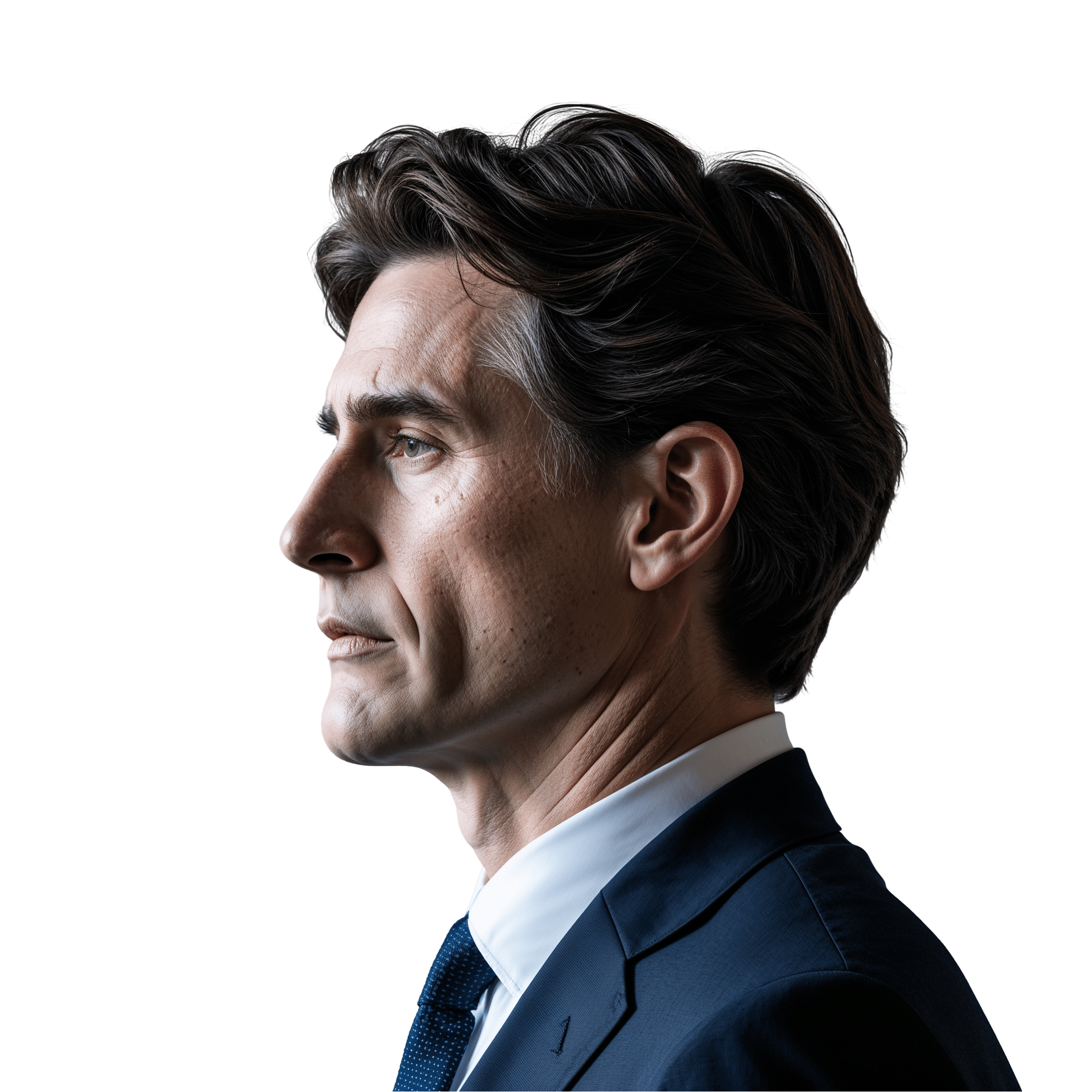 Side Profile PNG Image High-Quality Transparent Clipart