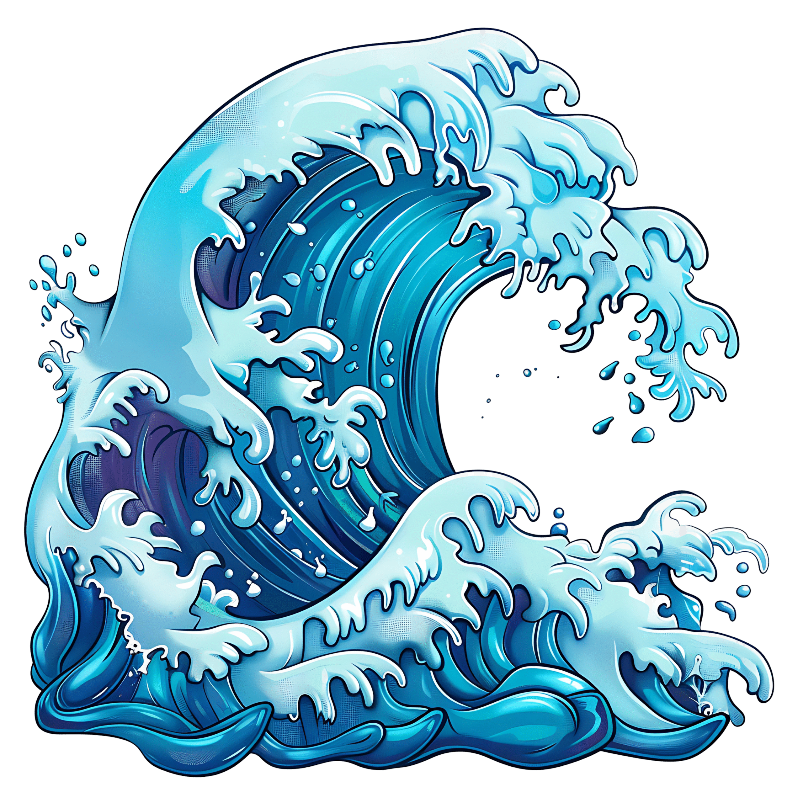 Tsunami Wave PNG Image High-Quality Clipart