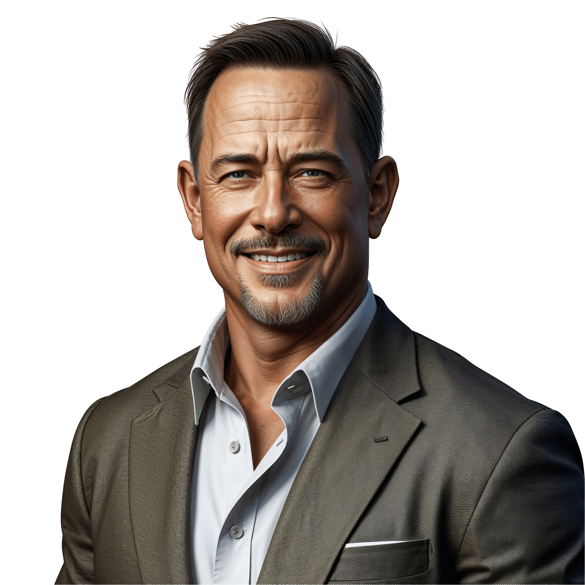 Tom Hanks PNG Smiling Free Actor Image