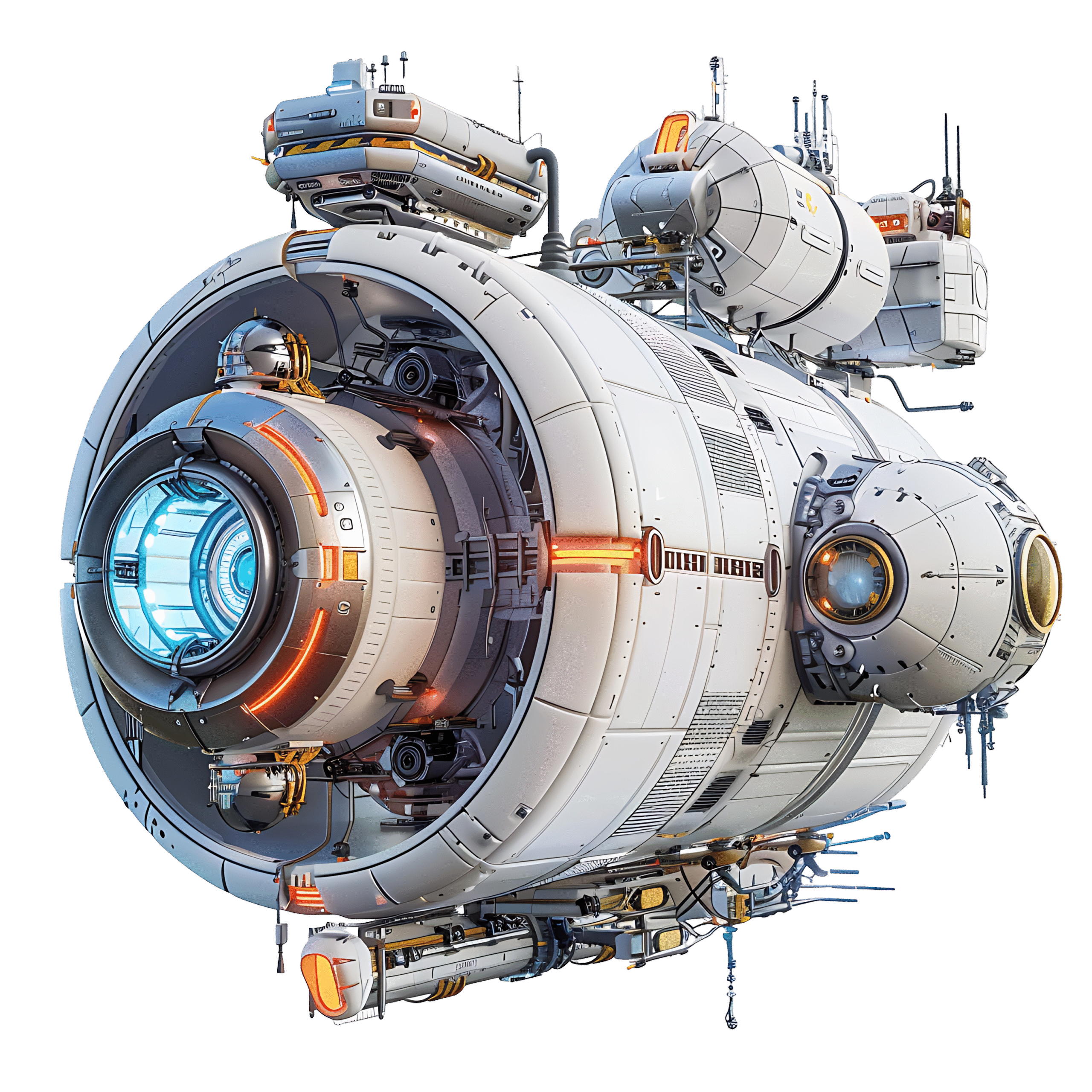 Space Station Module PNG Free Download Transparent Background