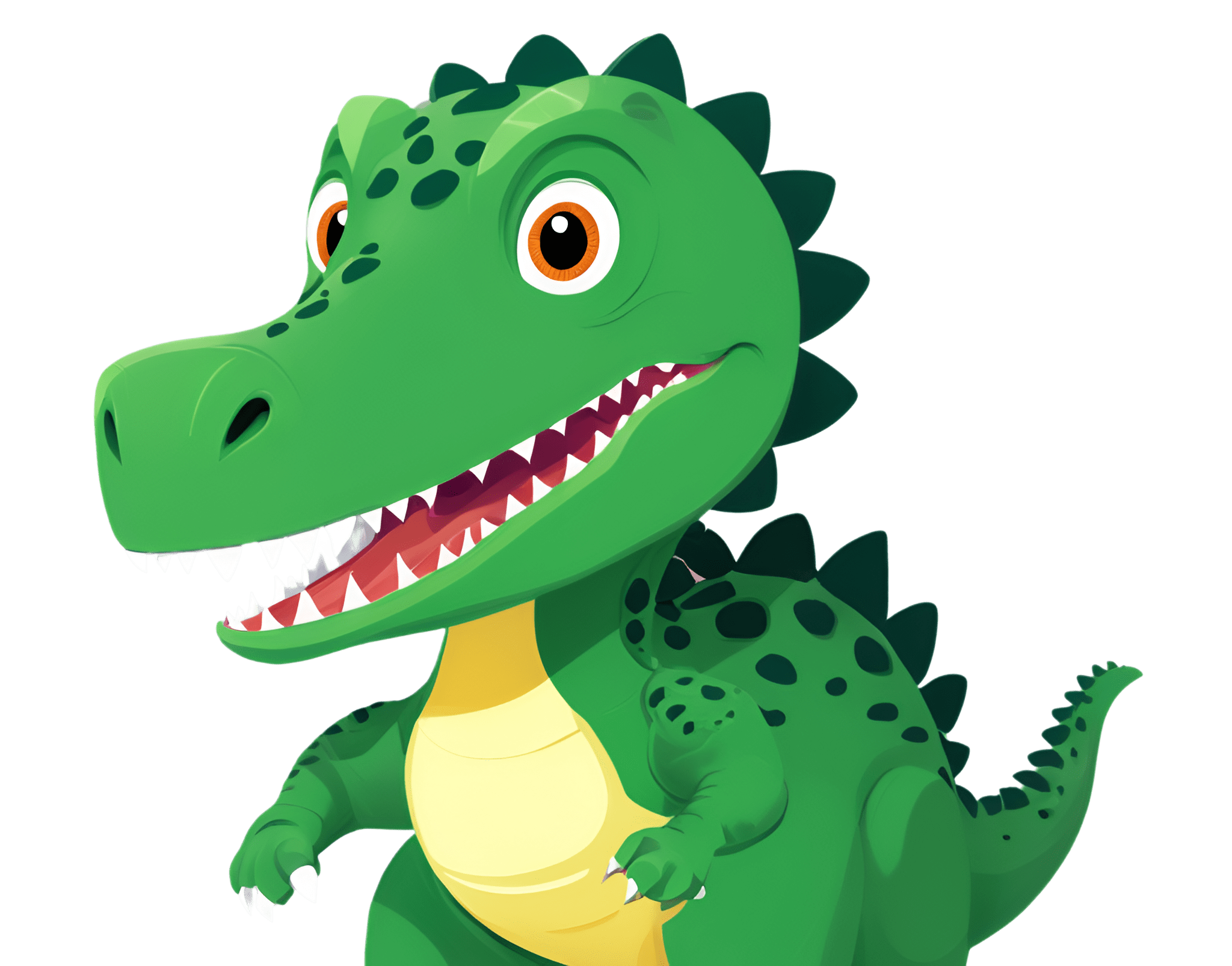 Dinosaur PNG Cartoon Fun Dino Illustration Free
