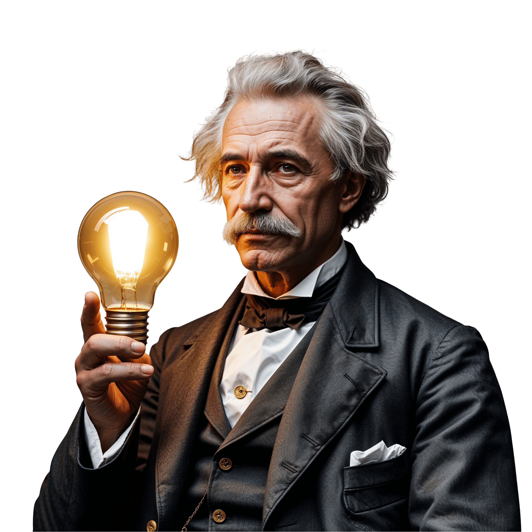 Thomas Edison PNG Image High-Quality Clipart