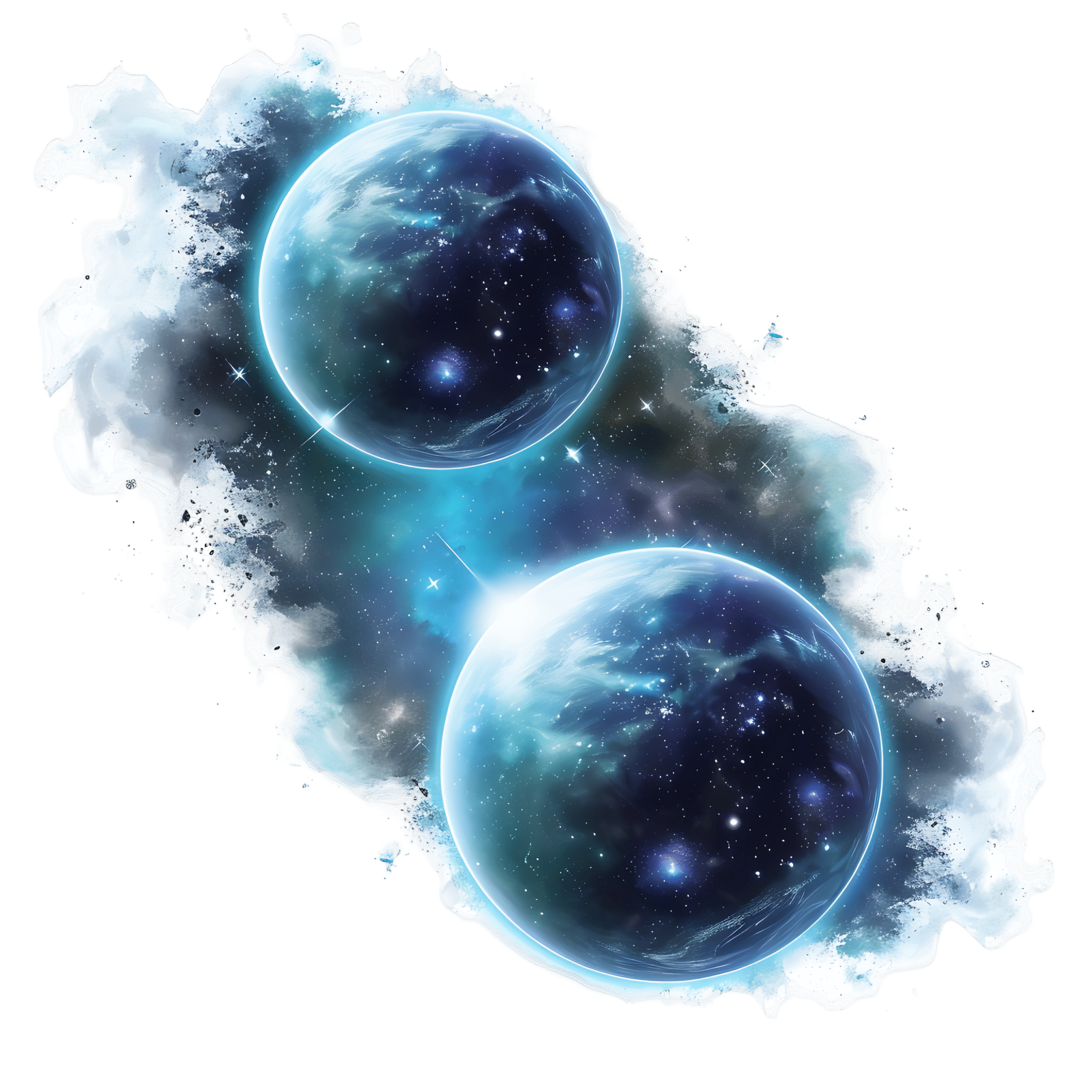 Binary Star PNG Clipart High-Quality Transparent Image