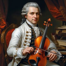Wolfgang Amadeus Mozart PNG Transparent No Background