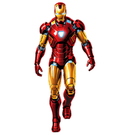 Iron Man PNG Transparent No Background Illustration