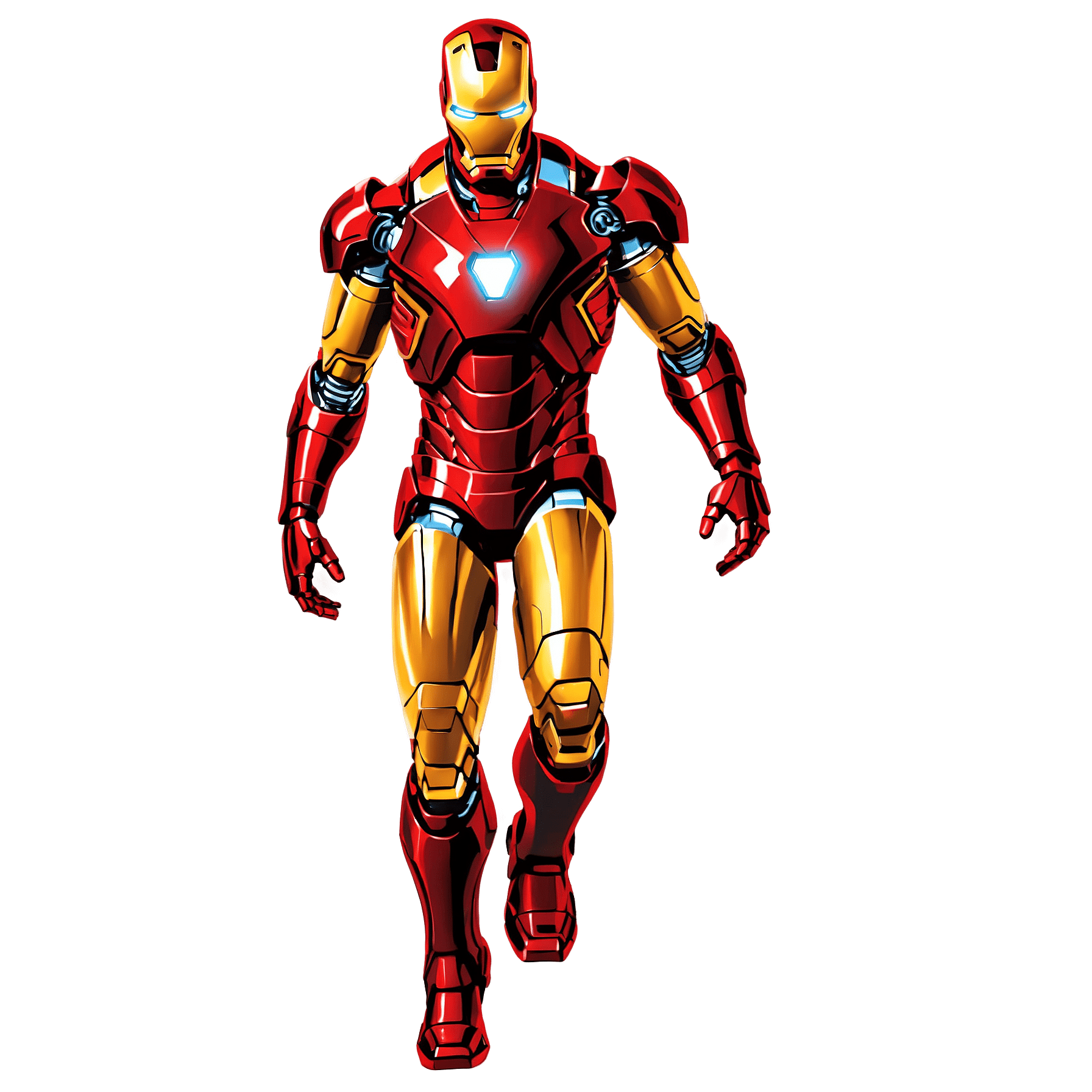 Iron Man PNG Transparent No Background Illustration