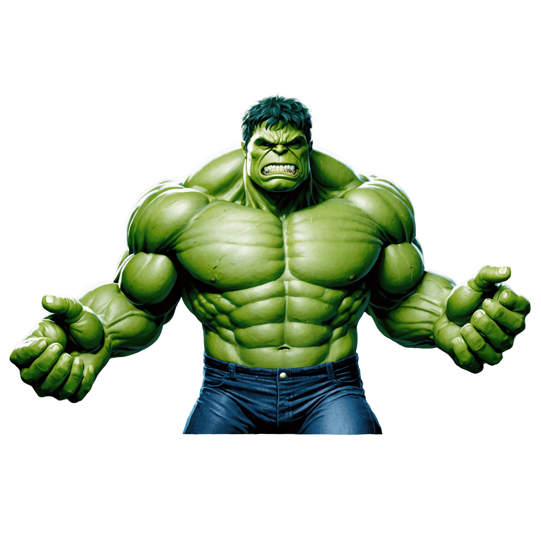 Hulk Marvel Heroes PNG HD Free No Background Superhero Image