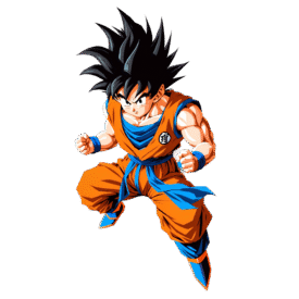 Goku PNG Image High-Quality Transparent Clipart