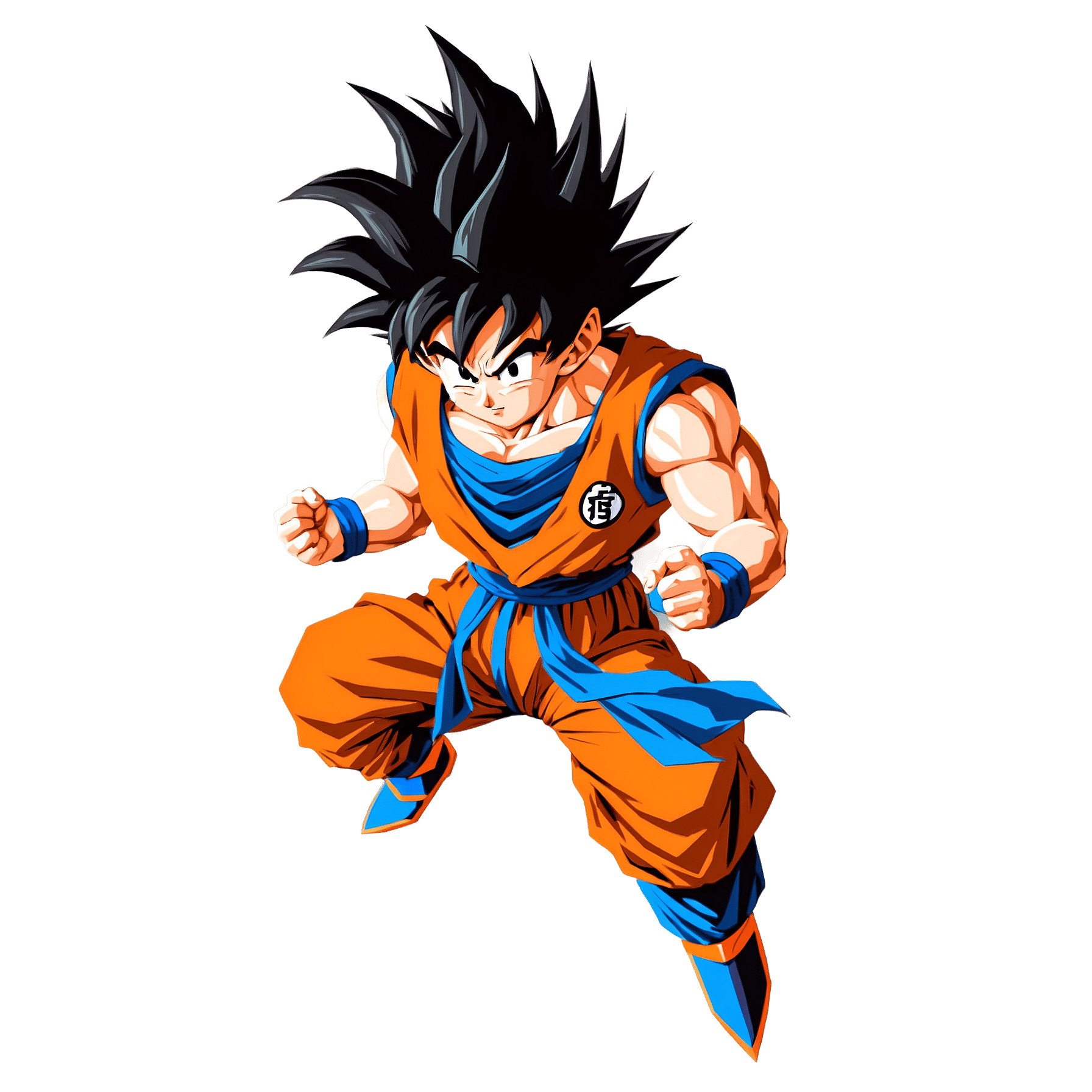 Goku PNG Image High-Quality Transparent Clipart
