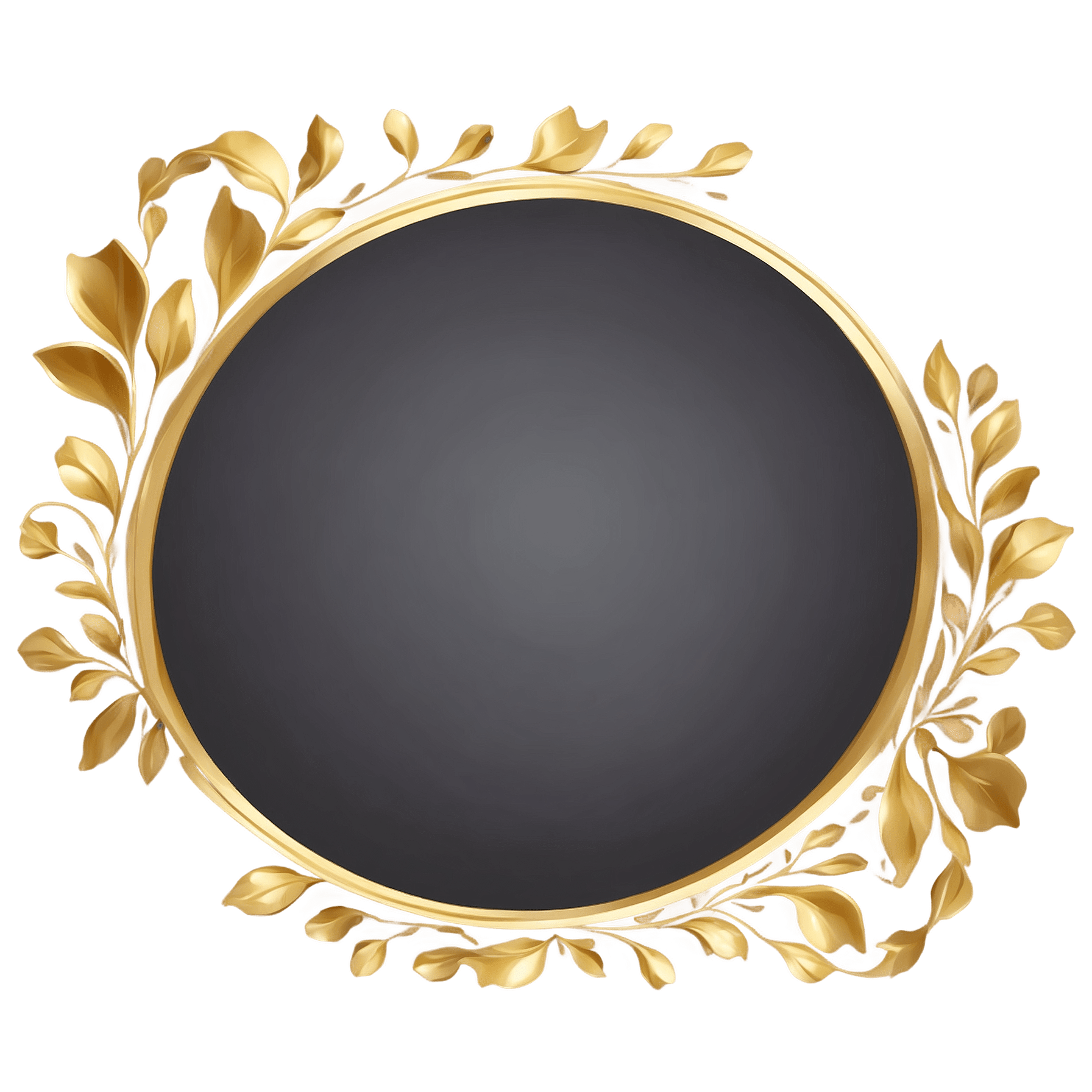Gold Border PNG Transparent Free Design Resource