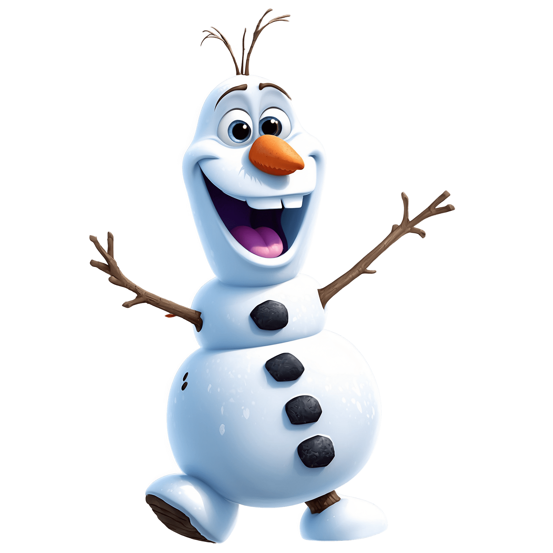 Frozen Olaf PNG No Background HD Cartoon Image